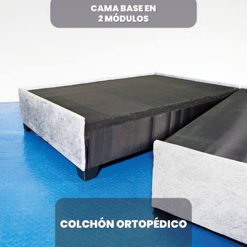 Cama Base con Colchón Ortopédico - Image 4