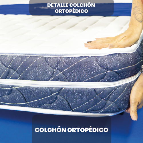 Cama Base con Colchón Ortopédico - Image 3