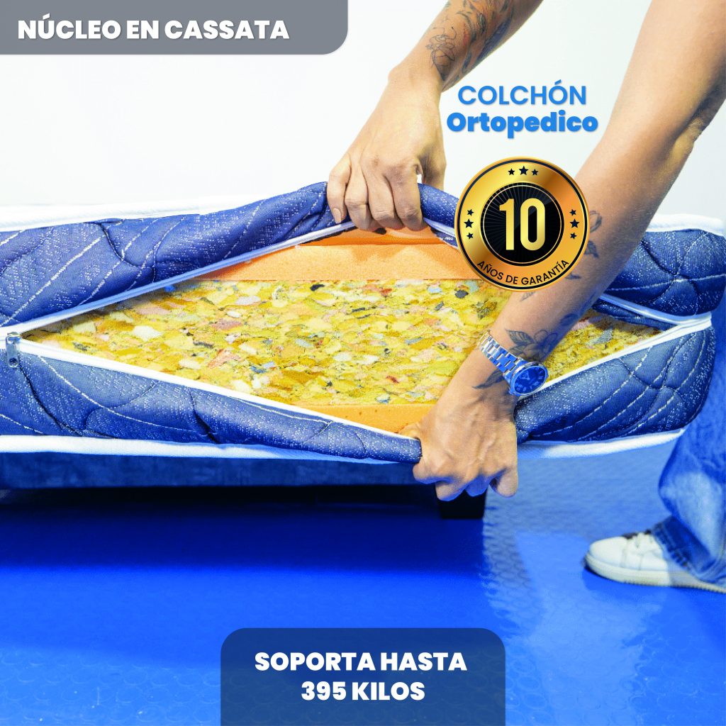colchón ortopédico cassata es el mejor colchón para descansar tu espalda y postura